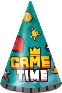 Колпаки Game Time, Пиксели, 6 шт