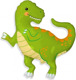 И Шар (33''/84 см) Фигура, Веселый динозаврик, 1 шт