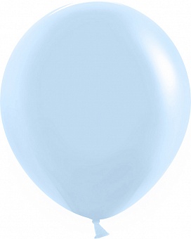 К Шар (18''/46 см) Макарунс, Воздушно-голубой, Пастель, 25 шт