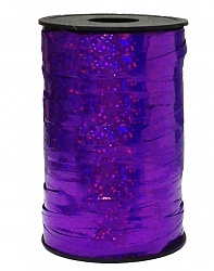 Лента голография (0,5 см x 250 м) Фиолетовый, 1 шт