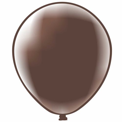 Тай Шар (5"/12 см) Пастель шоколад/Chocolate, 50 шт